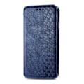 Pikkukuva 3 / 6: Nahkakotelo With A Stylish Rhombus Imprint For Motorola Moto G32 - Sininen Blue
