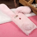 Miniatyrbild 2 av 2: Huawei Honor 8 Fluffigt kanin skal - Rosa Rosa
