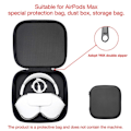 Miniatyrbillede 2 af 6: Airpods Max easy to carry storage etui Black