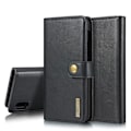 Miniatyrbillede 1 af 2: DG.MING Samsung Galaxy A10 2-in-1 Wallet etui - Sort Black