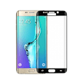 Miniatyrbillede 1 af 2: 0.3mm kurvet skærmbeskyttelsesfilm i hærdet glas til Samsung Galaxy S6 edge Plus - Sort Black