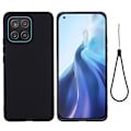 Miniatyrbillede 1 af 2: Matte Liquid Samsung Galaxy A03 silikone cover - Sort Black