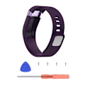 Pikkukuva 1 / 2: Joustava vaihtoranneke Fitbit Charge-kellolle - Tummanvioletti Purple