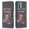 Miniatyrbillede 1 af 2: Wonderland Nokia G22 Flip Etui - Bjørn Black