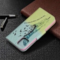 Miniatyrbillede 2 af 2: Wonderland iPhone 11 Pro flip etui - Fjermønster Multicolor