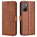 Pikkukuva 1 / 2: Lompakko Nahkakotelo For Xiaomi Redmi Note 11T 5G / Note 11s 5g - Vaalean Ruskea Brown