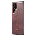Pikkukuva 4 / 6: DG.Ming Samsung Galaxy S23 Ultra 2-in-1 Lompakko Suojakotelo - Punainen Red