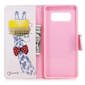 Miniatyrbillede 2 af 2: Samsung Galaxy Note 8 etui med unikt print - Sød giraf Multicolor