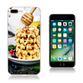 Miniatyrbillede 1 af 2: iPhone 7 Plus / 8 Plus softlyfit præget etui - Vaffel Multicolor