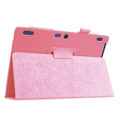 Miniatyrbillede 2 af 2: Lenovo Tab 10 TB-X103F etui med stativ i kunstlæder - Lyserød Pink