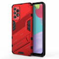 Pikkukuva 1 / 2: Iskunkestävä hybridikotelo Samsung Galaxy A52 5G / Samsung Galaxy A52s 5G - Punainen Red