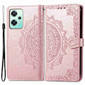 Miniatyrbild 1 av 2: Mandala läder OnePlus Nord CE 2 Lite 5G fodral - Rosa Rosa