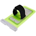 Miniatyrbillede 2 af 2: Universal waterproof bag with lanyard for 6-inch smartphone - Green Green