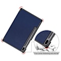 Miniatyrbillede 2 af 2: Samsung Galaxy Tab S6 tre-folds læder etui - Blå Blue