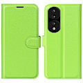 Miniatyrbillede 1 af 2: Klassisk Honor 70 Flip Etui - Grøn Green