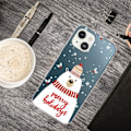 Miniatyrbild 2 av 3: Julfodral till iPhone 14 Plus - Halsduk Vit Björn Vit