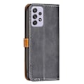Miniatyrbillede 2 af 2: BINFEN to-farvet Samsung Galaxy A52s 5G / Samsung Galaxy A52 5G / Samsung Galaxy A52 læderetui - Sort Black