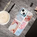 Miniatyrbillede 2 af 2: Marble design iPhone 14 cover - Bølget Marmorflise Multicolor