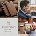 Miniatyrbillede 2 af 2: CaseMe iPhone 14 Pro vintage etui - Brun Brown