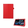 Lenovo Tab 2 A10-70 litchi läderfodral - Röd Röd