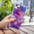 Pikkukuva 2 / 2: Marble iPhone 14 Suojakotelo - Punainen Multicolor