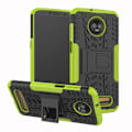 Miniatyrbillede 1 af 2: Motorola Moto Z3 Play cool dæk kickstand hybrid case - Grøn Green