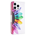 Pikkukuva 2 / 2: Wonderland iPhone 14 Pro flip kuoret - Auringonkukka Multicolor
