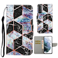 Miniatyrbillede 1 af 2: Wonderland Samsung Galaxy S21 FE Flip etui - Geometrisk mønster Multicolor