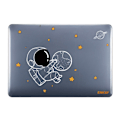 Pikkukuva 1 / 6: HAT PRINCE MacBook Pro 13 (A2251, A2289, 2020) / M1 / M2 (A2338, 2020) astronautti tyyli ja näppäimistön suojus - Kädet Maan Päällä Ja Tähdet White