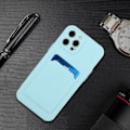 Pikkukuva 2 / 2: Card Holder Suojakuori For iPhone 13 Pro - Vauvasininen Blue