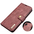 Pikkukuva 1 / 2: DG.MING Huawei P40 Lite / Nova 6 SE 2-in1 Wallet kotelot - Viininpunainen Red