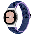 Miniatyrbillede 5 af 5: Samsung Galaxy Watch 5 / 5 Pro / 4 nylon urrem - Lilla Blå Blue