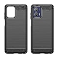 Miniatyrbillede 2 af 6: Carbon Flex Etui Motorola Moto G73 - Sort Black