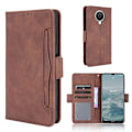 Miniatyrbillede 1 af 2: Modern-styled Læder Pung Etui til Nokia G20 - Brun Brown