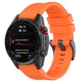 Silikoninen kellohihna Garmin ja Coros kellolle - Oranssi Orange