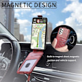 Miniatyrbillede 2 af 6: Vertical Flip Phone Etui med Zipper til Samsung Galaxy A73 - Rød Red