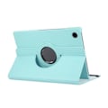 Pikkukuva 6 / 6: HAT-PRINCE Samsung Galaxy Tab A8 10.5 (2021) litchi tekstuuri nahkakotelo - Vauvasininen Blue