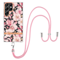 Miniatyrbillede 1 af 2: Slankt og slidstærkt softcover med nøglesnor til Samsung Galaxy S22 - Lyserød Gardenia Pink