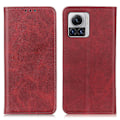 Miniatyrbillede 1 af 2: Flip Etui med Pung i Ægte Læder til Motorola Edge 30 Ultra / X30 Pro - Rød Red