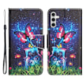 Pikkukuva 1 / 2: Wonderland Samsung Galaxy A54 Läppäkotelo - Bottle And Perhonen Multicolor