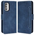 Miniatyrbillede 1 af 2: Stilfuldt Læder Etui med Pung til Motorola Moto G51 5G - Blå Blue