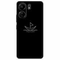 Imagine Xiaomi Redmi 13C / Xiaomi Poco C65 skal - Segelbåt Svart