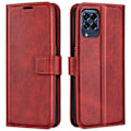 Miniatyrbillede 1 af 2: Samsung Galaxy M33 5G læderetui med pung - Rød Red