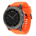Pikkukuva 2 / 2: Garmin Fenix 5 22mm silikoninen kellonauha - Oranssi Orange