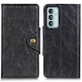 Miniatyrbillede 1 af 2: Alpha Samsung Galaxy M23 læder flip etui - Sort Black