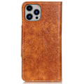 Pikkukuva 2 / 2: Alpha iPhone 14 Plus nahkainen läppäkotelo - Ruskea Brown