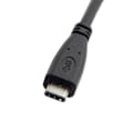 Pikkukuva 2 / 2: UniversalUSB 3.1 Type C uros-naaras datakaapeli, jossa on paneeliasennuksen ruuvinreikä Black