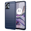 Miniatyrbillede 1 af 2: Carbon Flex Etui Motorola Moto G23 / G13 - Blå Blue