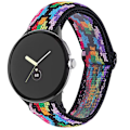 Miniatyrbild 3 av 6: Google Pixel Watch elastiskt klockarmband i flätad stil - Flerfärgad multifärg