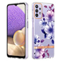 Miniatyrbillede 1 af 2: Supertyndt og slidstærkt softcover til Samsung Galaxy A23 - Lilla Begonia Purple